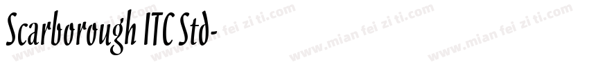 Scarborough ITC Std字体转换